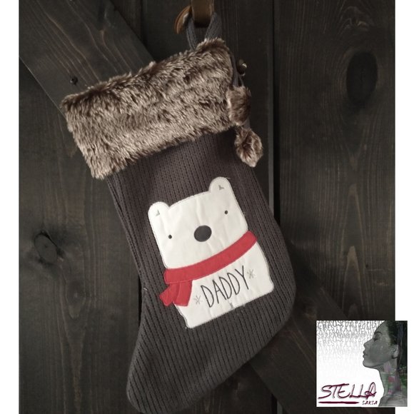 Grasslands Road Holiday Grasslands Road Daddy Bear Holiday Stocking